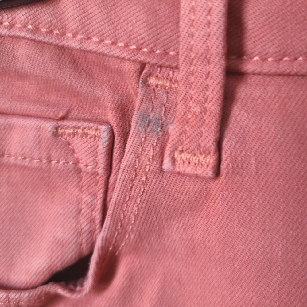 Old Navy Coral Distressed Skinny Jeans Size 18 - Picture 3 of 9